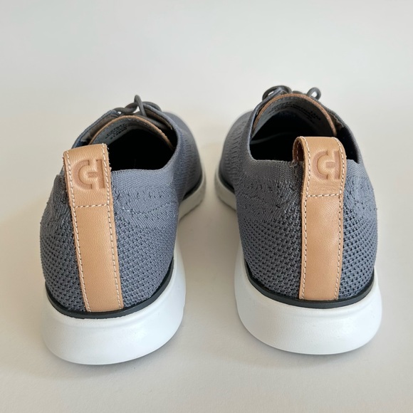 Cole Haan 2.ZeroGrand Stitchlite Knit Wingtip Ironstone Vapor Gray White 13 NIB - Picture 7 of 16